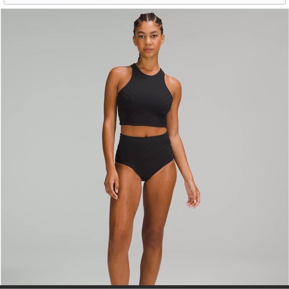lululemon athletica Other - Lululemon Waterside High-Waist Swim Bottom *Medium Bum Coverage Diamond